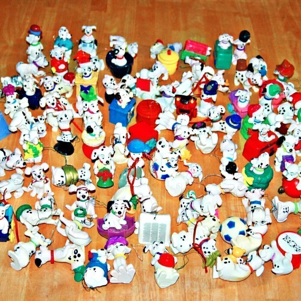 Vintage Lot of 98 McDonalds 101 DALMATIONS COLLECTIBLES Toys 1996